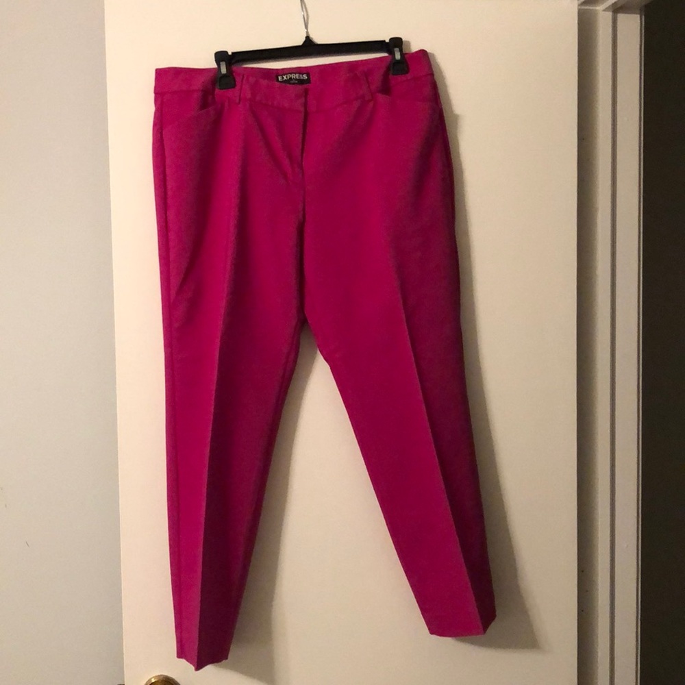 Hot pink Express Pants